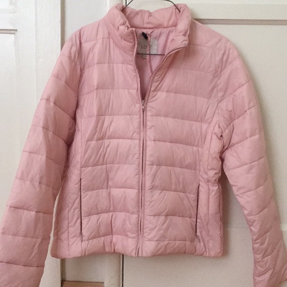 Loft Jackets \u0026 Coats | Nwot Loft Pink Puffer Jacket | Color: Pink | Size: S | Angellahk's Closet